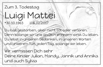 Traueranzeige von Luigi Mattei von trauer.mein.krefeld.de