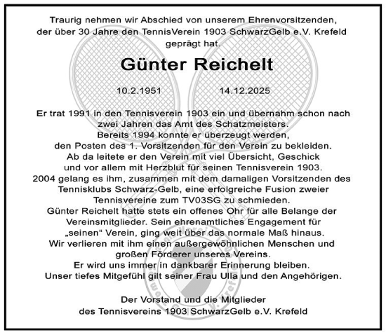 Traueranzeige von Günter Reichelt von trauer.panorama-anzeigenblatt.de